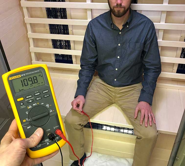 Body voltage inside the Transcend TR-3